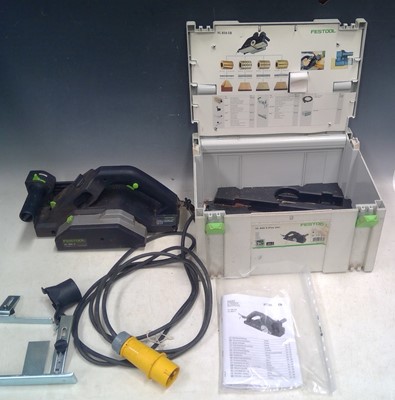 Lot 19 - A Festool HL-850 E-Plus 110V Planer. The...