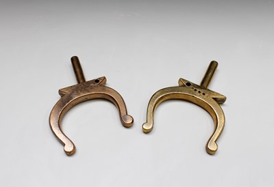 Lot 279 - Bronze rowlocks - pair possibly 18th century...