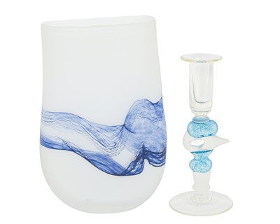 Lot 363 - Peter Layton, a studio glass vase.