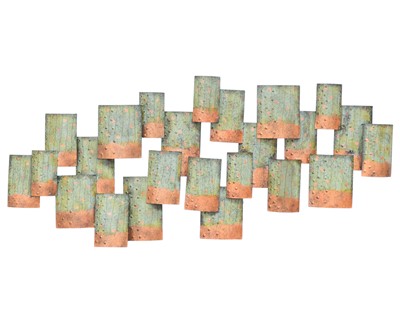 Lot 237 - A contemporary metal wall sculpture.