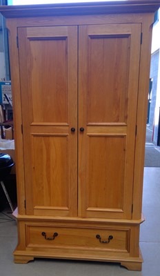 Lot 2 - A Blonde Oak Wardrobe, 190cm tall, 107cm wide...