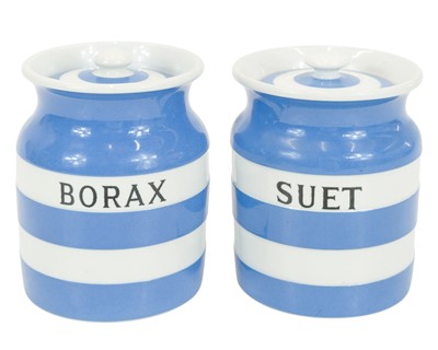 Lot 291 - Two pieces of circa 1950s T.G.Green Cornishware.