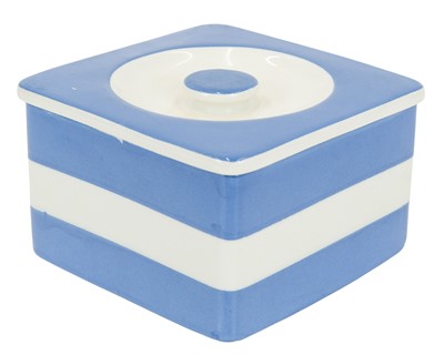 Lot 259 - A T.G. Green Cornishware square fridge box.