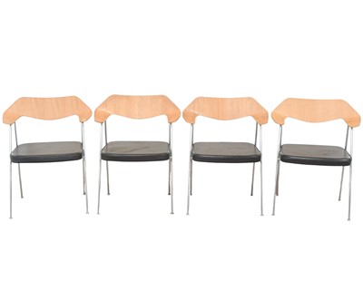 Lot 186 - Robin Day, for Case furniture, a set of four model 675 chairs.