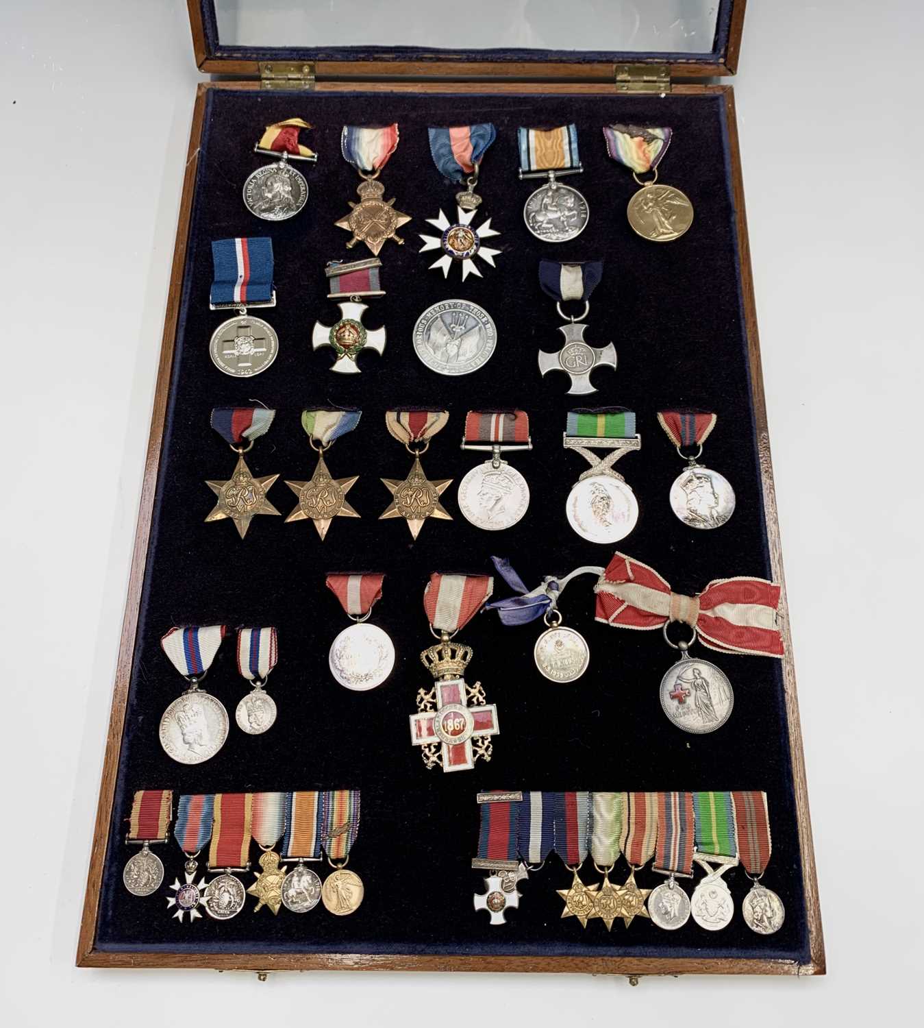 Lot 275 - An important 3 generation naval group of...