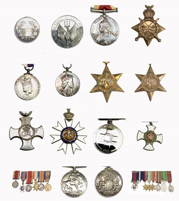 Lot 275 - An important 3 generation naval group of...