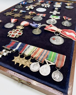 Lot 275 - An important 3 generation naval group of...