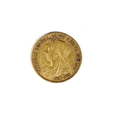 Lot 2493 - A Victorian half-sovereign 1900 extremely...