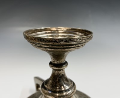 Lot 77 - A silver trophy cup. 8.3oz