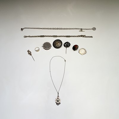 Lot 2462 - Silver jewellery etc