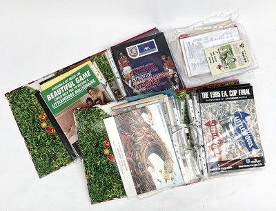 Lot 206 - A large collection of miscellaneous football...