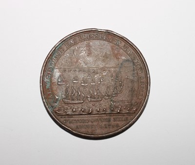 Lot 280 - Nelson 1798 Victory of the Nile bronze medallion.