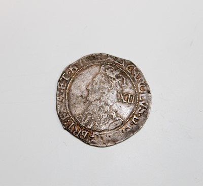 Lot 28 - G.B. HAMMERED COIN. A Charles I shilling (F)...