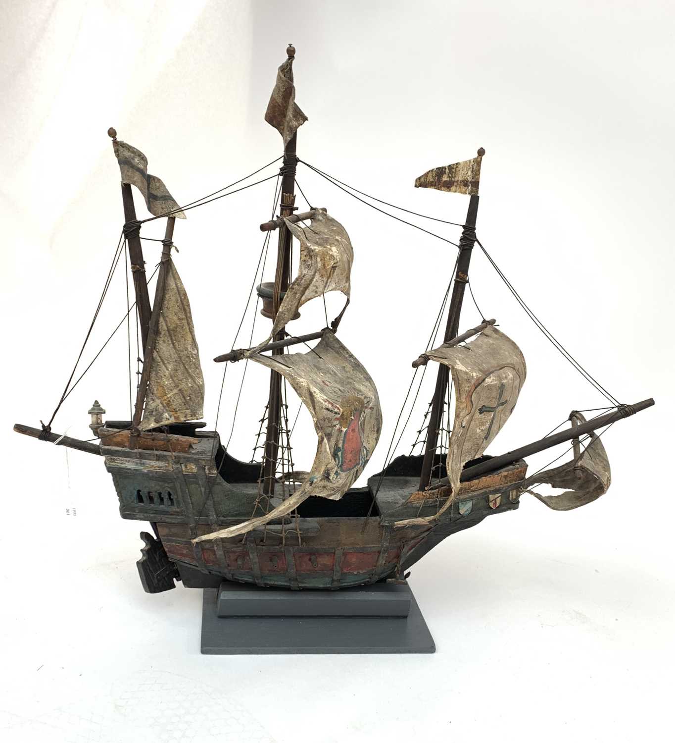 Lot 365 - A model galleon