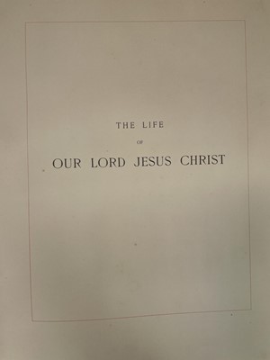Lot 1272 - RELIGIOUS Interest. 'The Life of our Saviour...