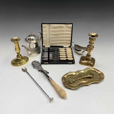 Lot 343 - A set of Victorian silver plated asparagus...