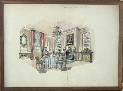 Lot 1582 - Falmouth Working Boat- a scale drawing print,...