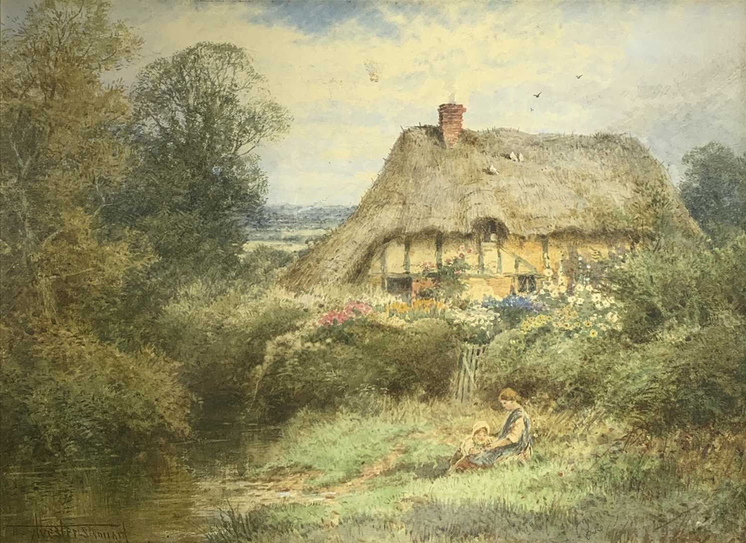 Lot 1006 - Sylvester STANNARD A Cottage Near Flitwick,...
