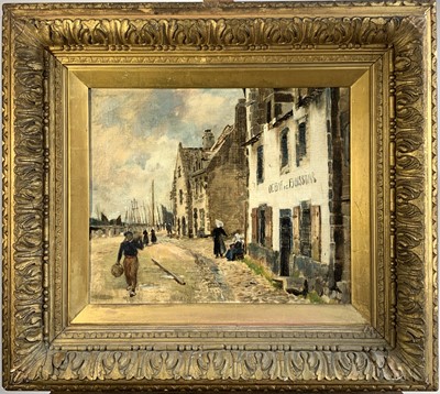 Lot 1019 - Frank Lewis EMANUEL (1866-1948) The Quay at...