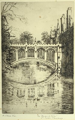 Lot 1043 - Mabel Oliver RAE(1868-1956) The "Bridge of...