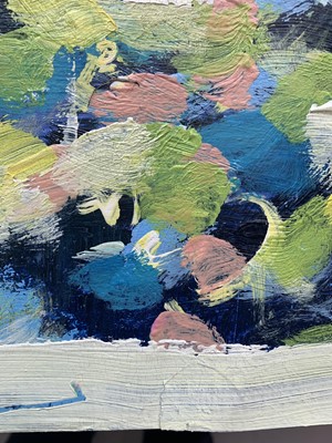 Lot 36 - Paul WADSWORTH (b.1964) Abstract Oil on card...