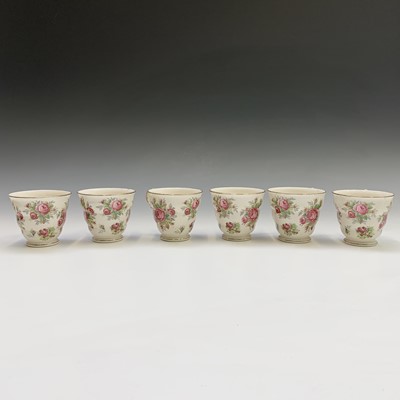 Lot 818 - A James Kent 'La Rosa' pattern tea service,...