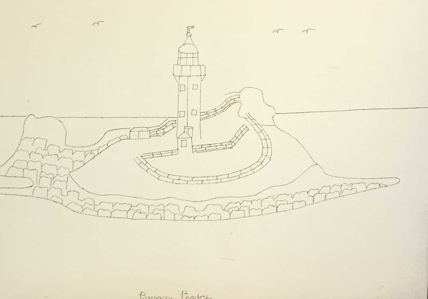 Lot 53 - Bryan PEARCE (1929 - 2007) Godrevy Lighthouse...