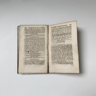 Lot 212 - Chinese Letters, an 18th century hardback...