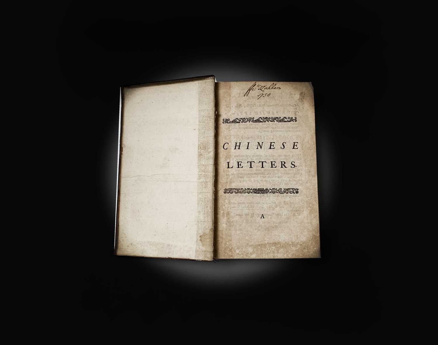 Lot 122 - Chinese Letters, an 18th century hardback...