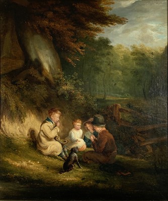Lot 1072 - William MULREADY (1786-1863) The Nut Pickers...