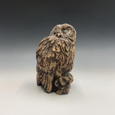 Lot 891 - A Paula Humphries (Polperro) pottery owl,...