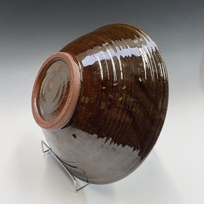 Lot 905 - A Clive Bowen (b.1943) studio pottery slipware...