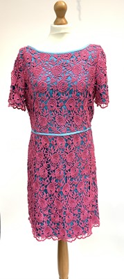 Lot 2852 - Pink & blue cocktail dress by 'Damsel in a...