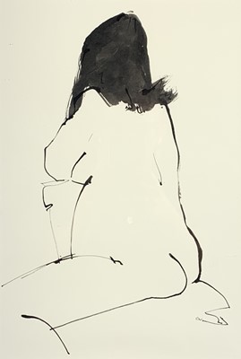 Lot 69 - Clive WILLIAMS (1944 - 2015) Life Study Ink...