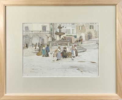 Lot 86 - Mary MCCROSSAN (1865 - 1934) Assis Town Centre,...