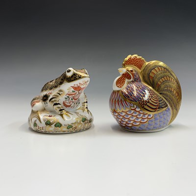 Lot 831 - Two Royal Crown Derby paperweights - 'Old...