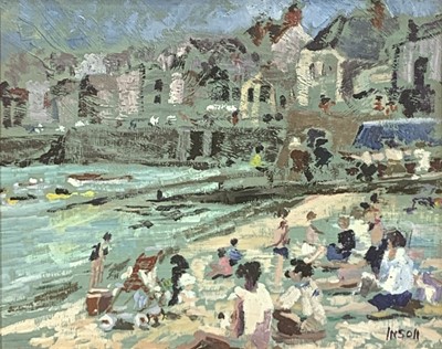 Lot 92 - Christopher INSOLL (1956) St Ives Oil on board...
