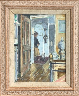 Lot 93 - Eric WARD (1945) View From the Bedroom Oil on...