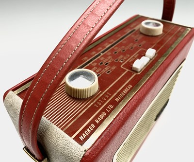 Lot 264 - A Hacker Mini-Herald portable radio, model...