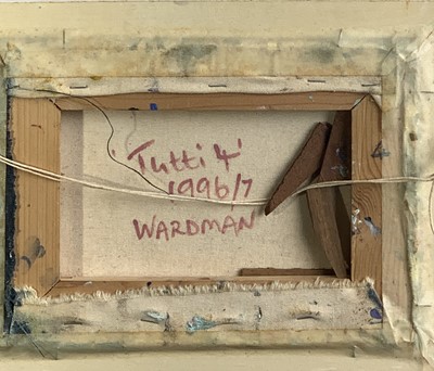 Lot 347 - Clare WARDMAN (1960) Tuti 4 Oil on canvas...
