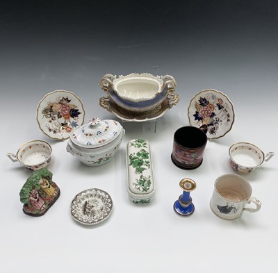 Lot 800 - A 19th century Staffordshire pottery group...