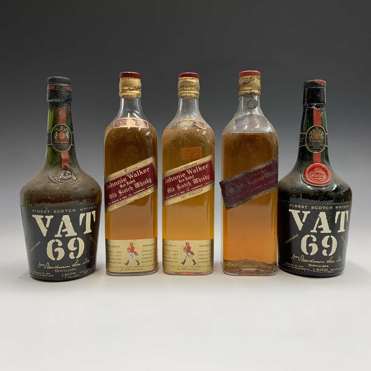 Lot 19 - Two bottles of Vat 69 Scotch whisky, together...