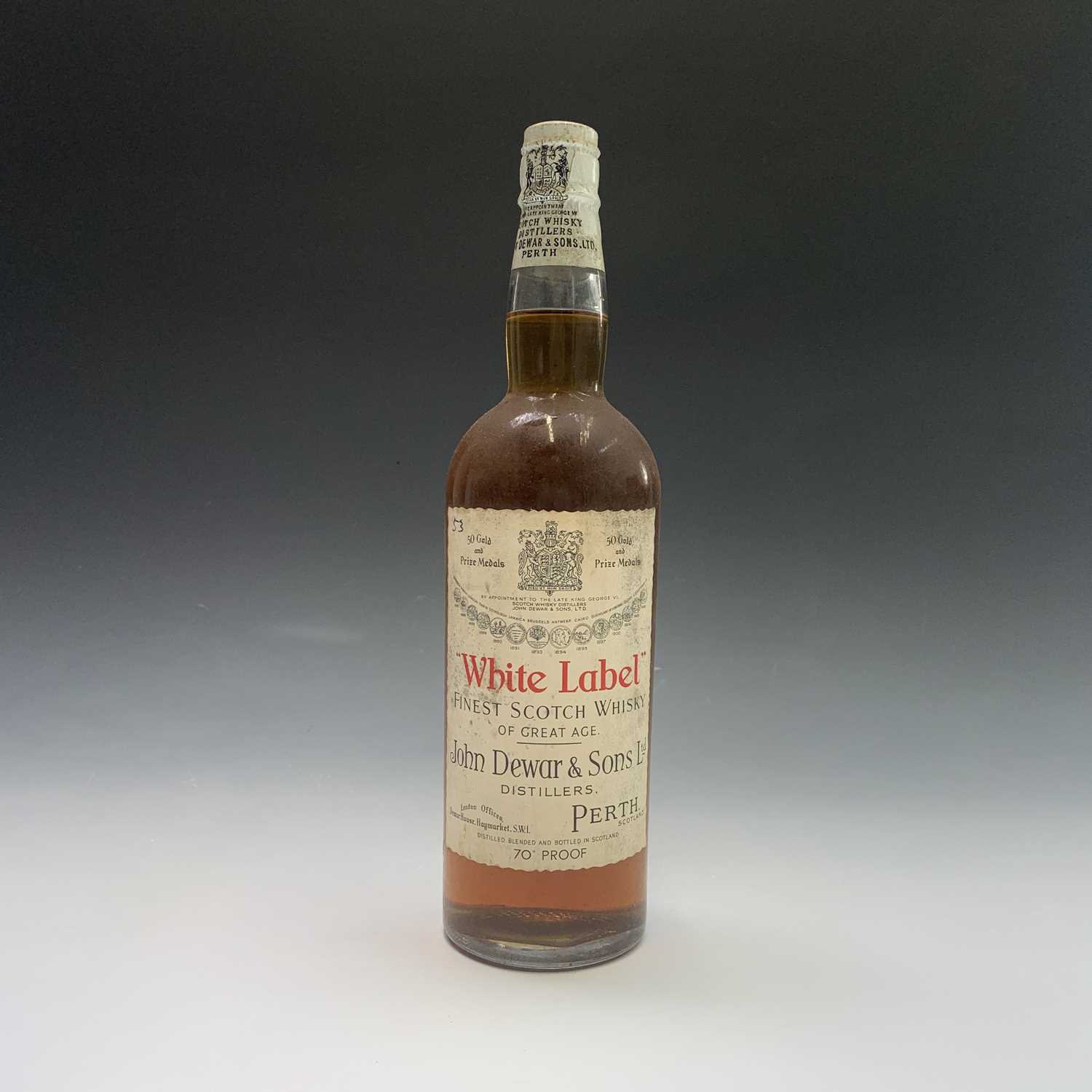 Lot 24 - A bottle of John Dewar & Sons White Label...