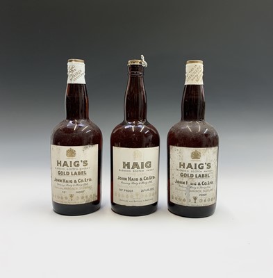 Lot 26 - Three bottles of John Haig & Co Gold Label...