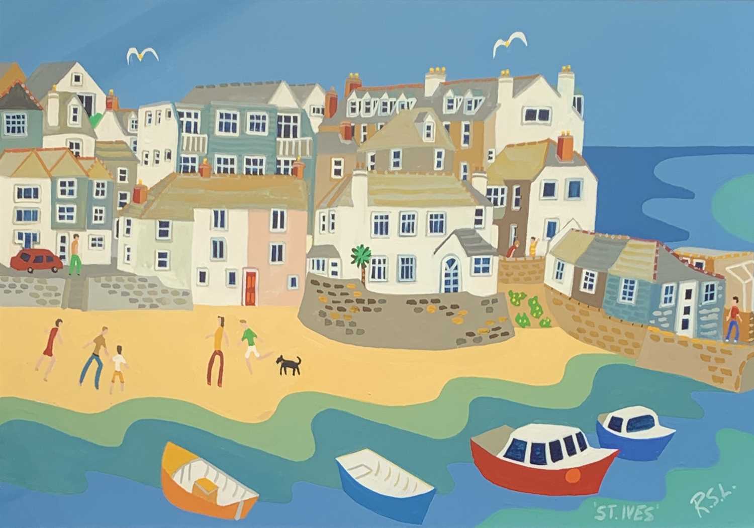 Lot 152 - Richard Sidney LODEY (1950) St Ives Acrylic