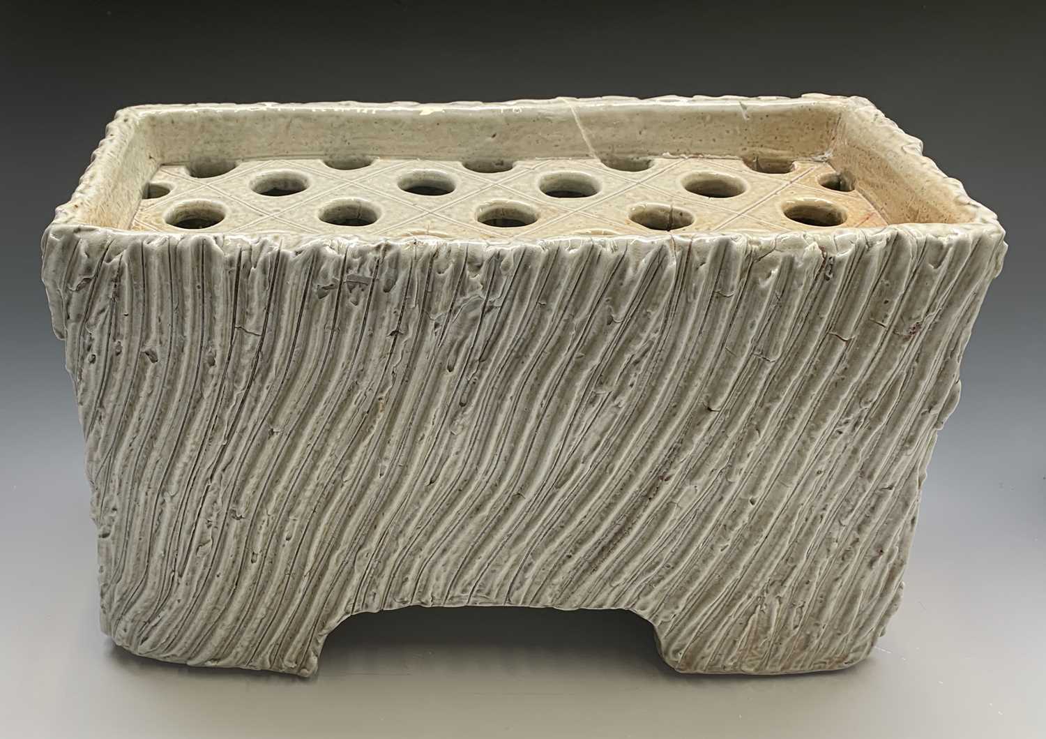 Lot 540 - Sarah WALTON (b.1945) A large stoneware flower...