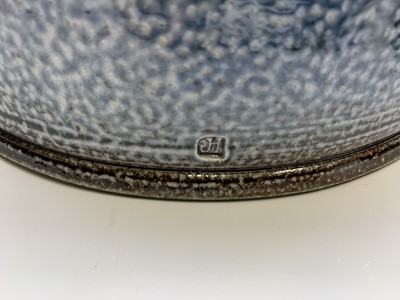 Lot 520 - Jane HAMLYN (b.1940) Two salt glazed lidded...