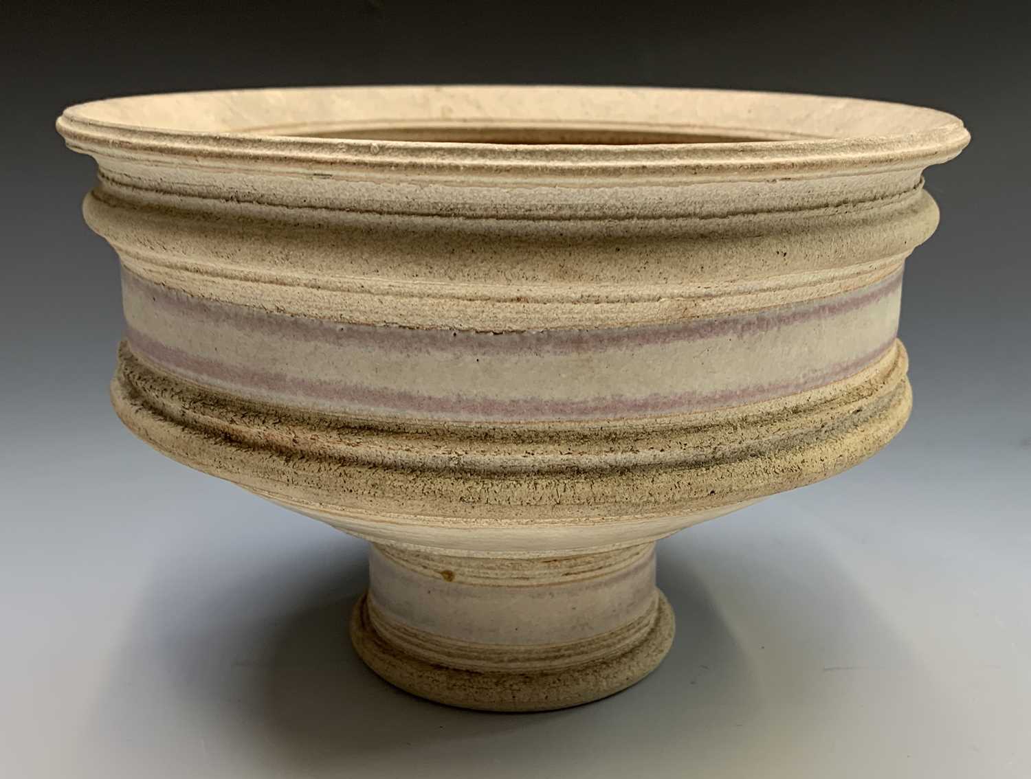 Lot 541 - Robin WELCH (1936-2019) A stoneware footed...