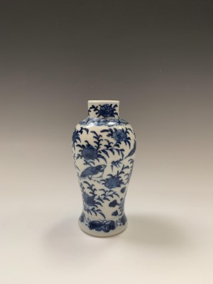 Lot 127 - A Japanese Satsuma porcelain vase and cover,...
