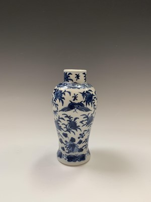 Lot 127 - A Japanese Satsuma porcelain vase and cover,...